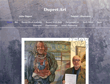 Tablet Screenshot of dupretart.com